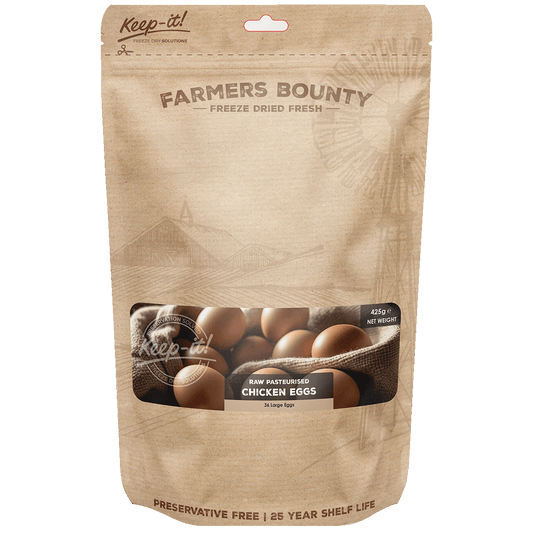 5 Pack - Freeze Dried Pasturised Egg Powder - 36 Large Eggs (180 eggs)