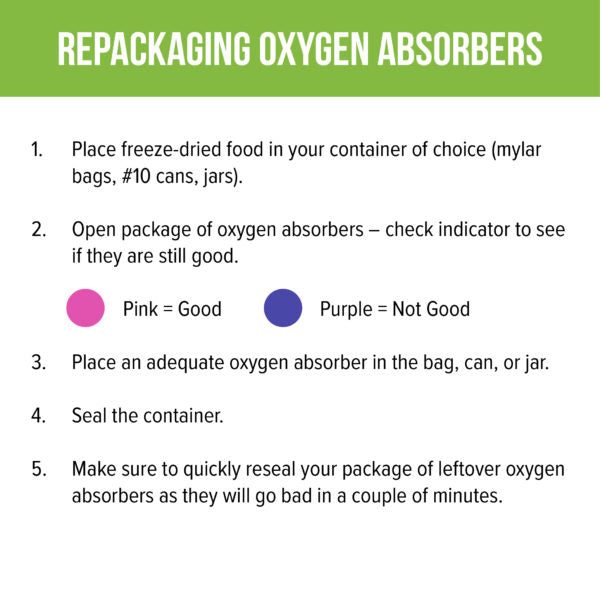 50 Pack Oxygen Absorbers - 700cc